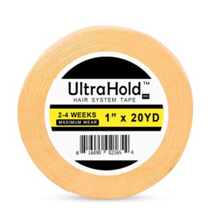 Ultra Hold Pro 1" x 20 Yard Yellow Tape for Hair Patch & Wig | Waterproof Double-Sided Adhesive Tape